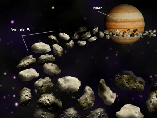 size comparison asteroids and comets